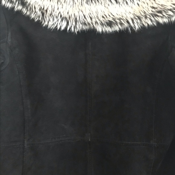 WILSONS LEATHER Pelle Studio black suede coat - Picture 9 of 9